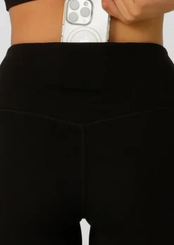 Lorna Jane Lotus Phone Pocket Ankle Biter Leggings RecycledBlack Sale