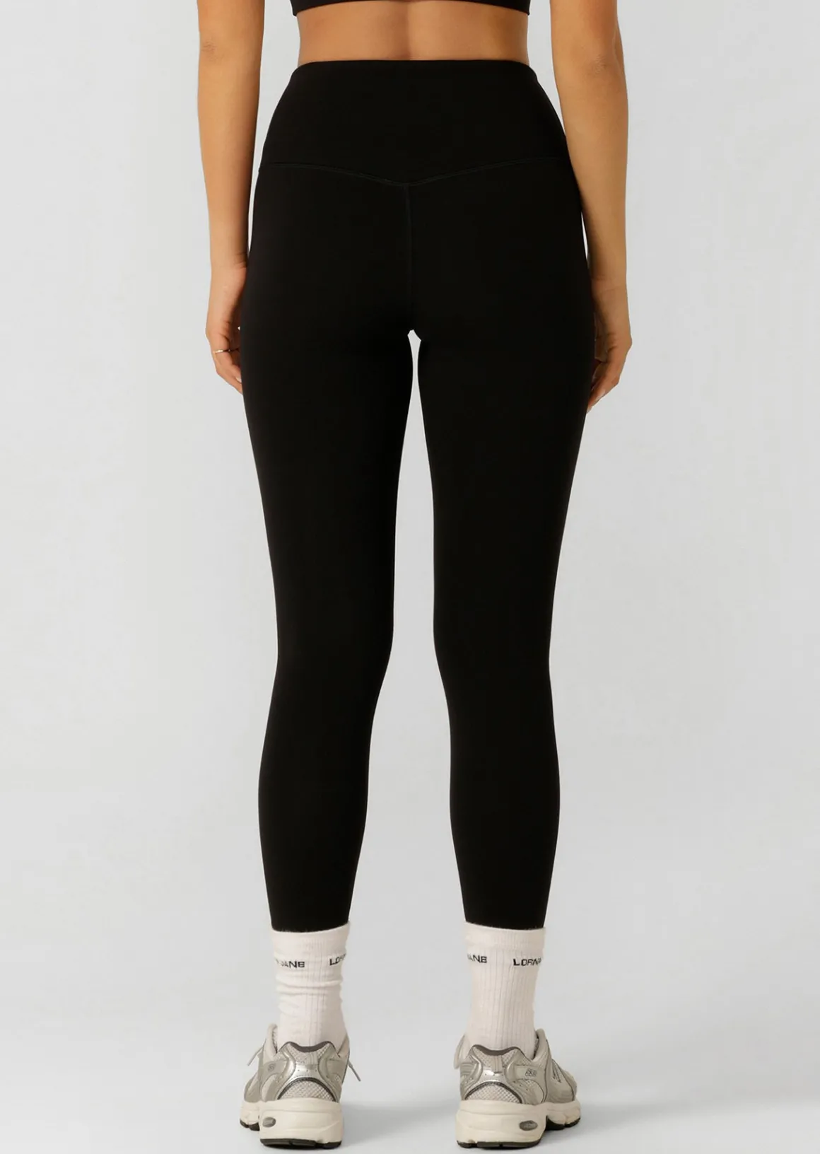 Lorna Jane Lotus Phone Pocket Ankle Biter Leggings RecycledBlack Sale
