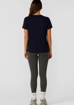 Lorna Jane Lotus T-Shirt FrenchNavy Discount