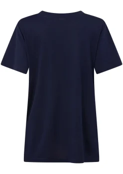 Lorna Jane Lotus T-Shirt FrenchNavy Discount