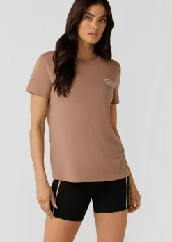 Lorna Jane Lotus T-Shirt Walnut Sale