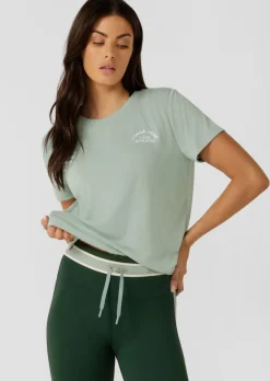 Lorna Jane Lotus T-Shirt SeaMist Sale
