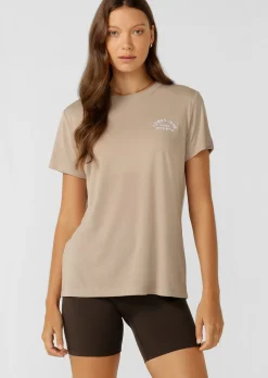 Lorna Jane Lotus T-Shirt Latte Hot