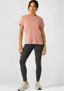 Lorna Jane Lotus T-Shirt AshRose New