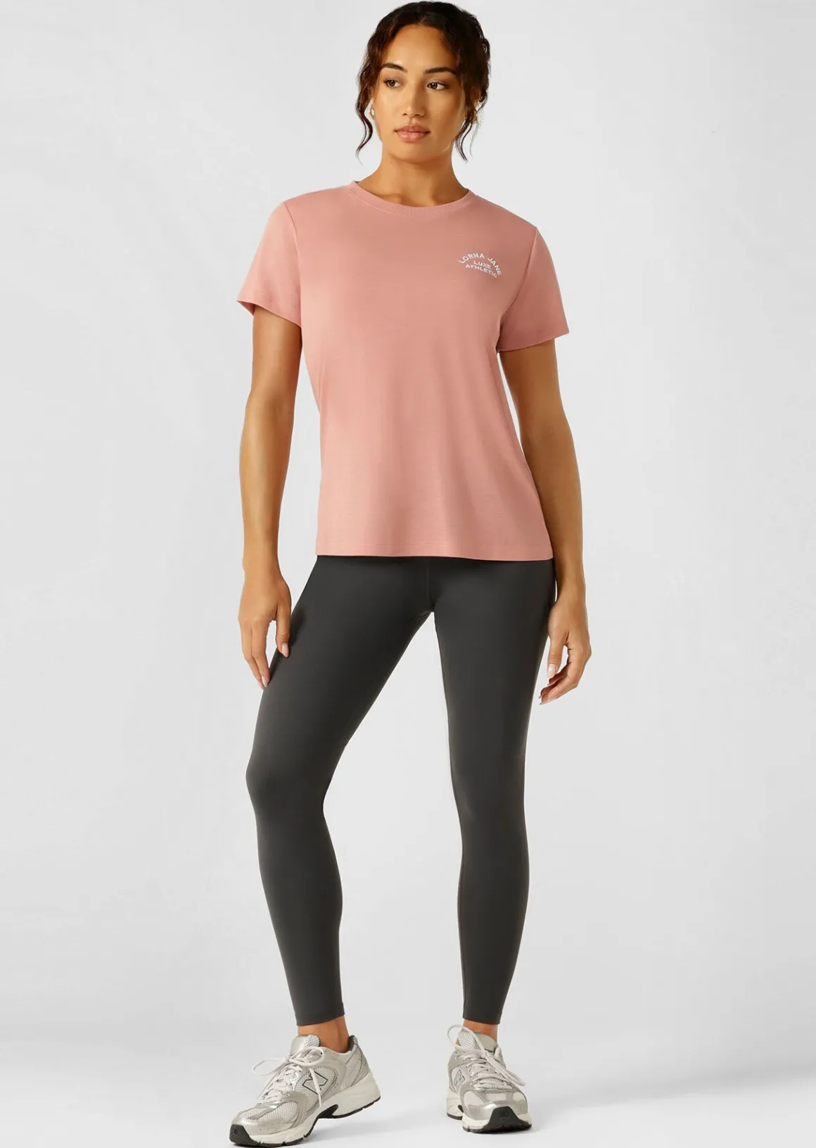 Lorna Jane Lotus T-Shirt AshRose New