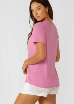 Lorna Jane Lotus T-Shirt PinkMauve