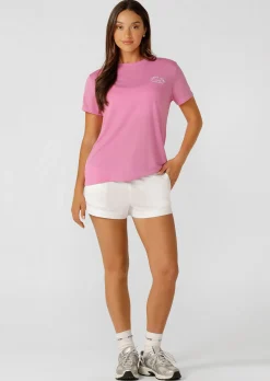 Lorna Jane Lotus T-Shirt PinkMauve