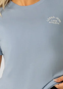 Lorna Jane Lotus T-Shirt GlacierBlue Outlet