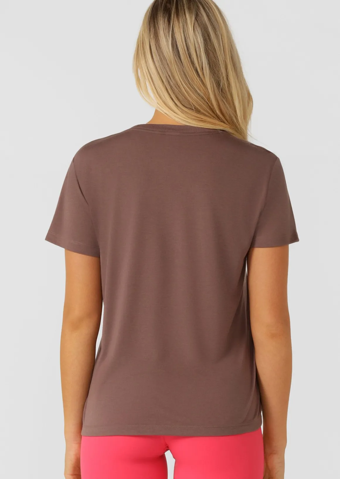 Lorna Jane Lotus T-Shirt Stone Outlet