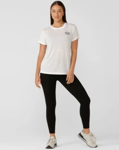 Lorna Jane Lotus T-Shirt White Discount
