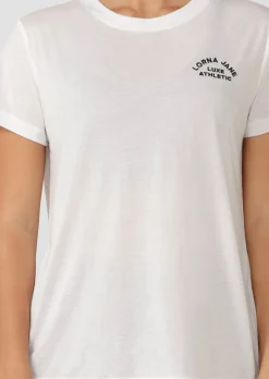 Lorna Jane Lotus T-Shirt White Discount