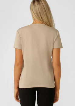 Lorna Jane Lotus T-Shirt OxfordTan Sale