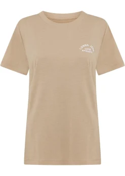 Lorna Jane Lotus T-Shirt OxfordTan Sale