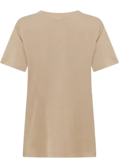 Lorna Jane Lotus T-Shirt OxfordTan Sale