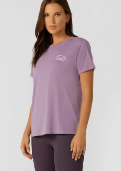 Lorna Jane Lotus T-Shirt DustedViolet Outlet