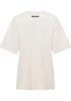 Lorna Jane Mirage Boyfriend T-Shirt Ivory Hot