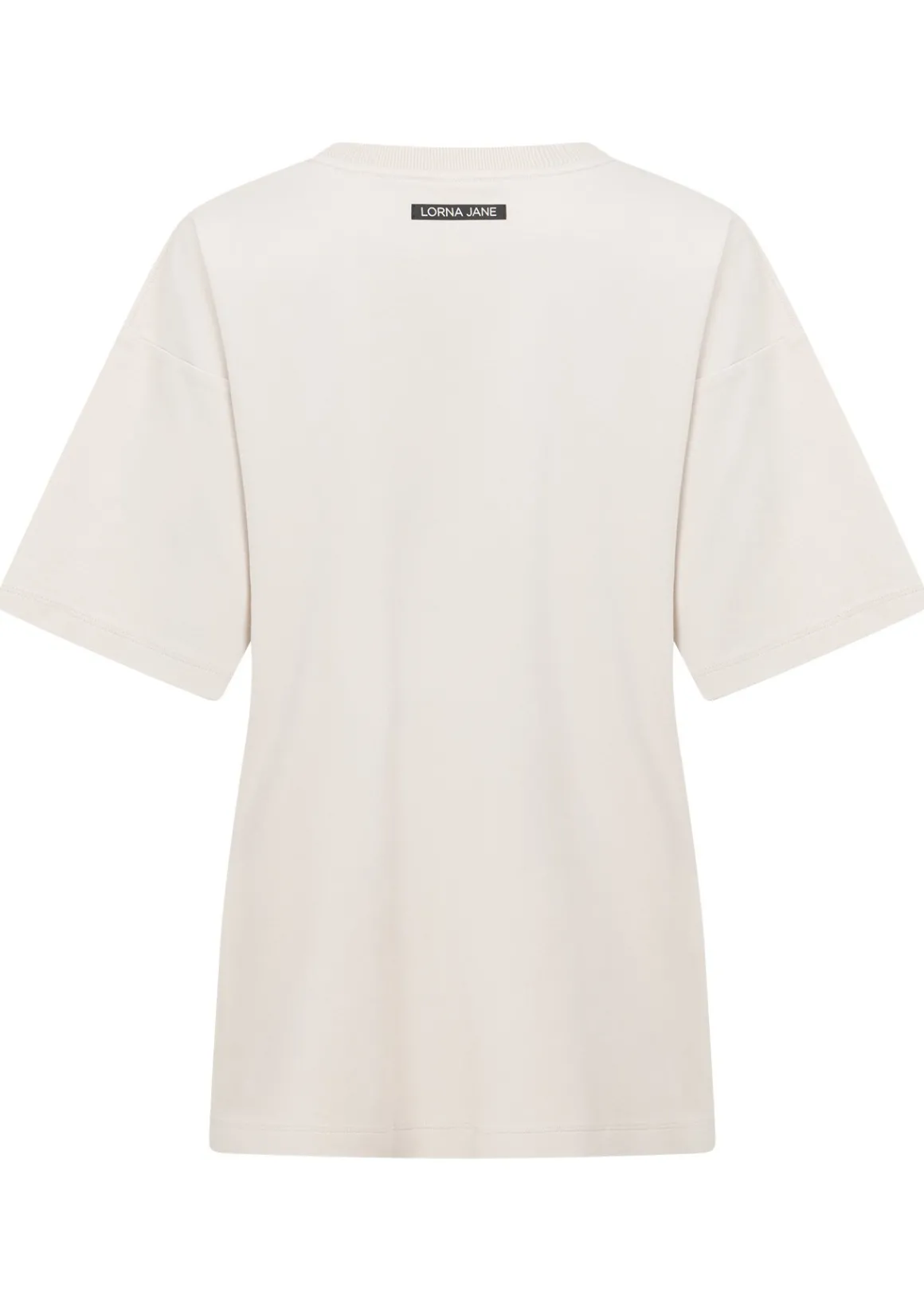 Lorna Jane Mirage Boyfriend T-Shirt Ivory Hot