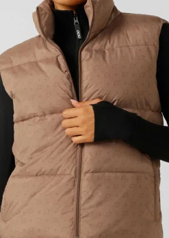 Lorna Jane Monogram Puffer Vest MonogramPrint