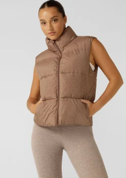 Lorna Jane Monogram Puffer Vest MonogramPrint