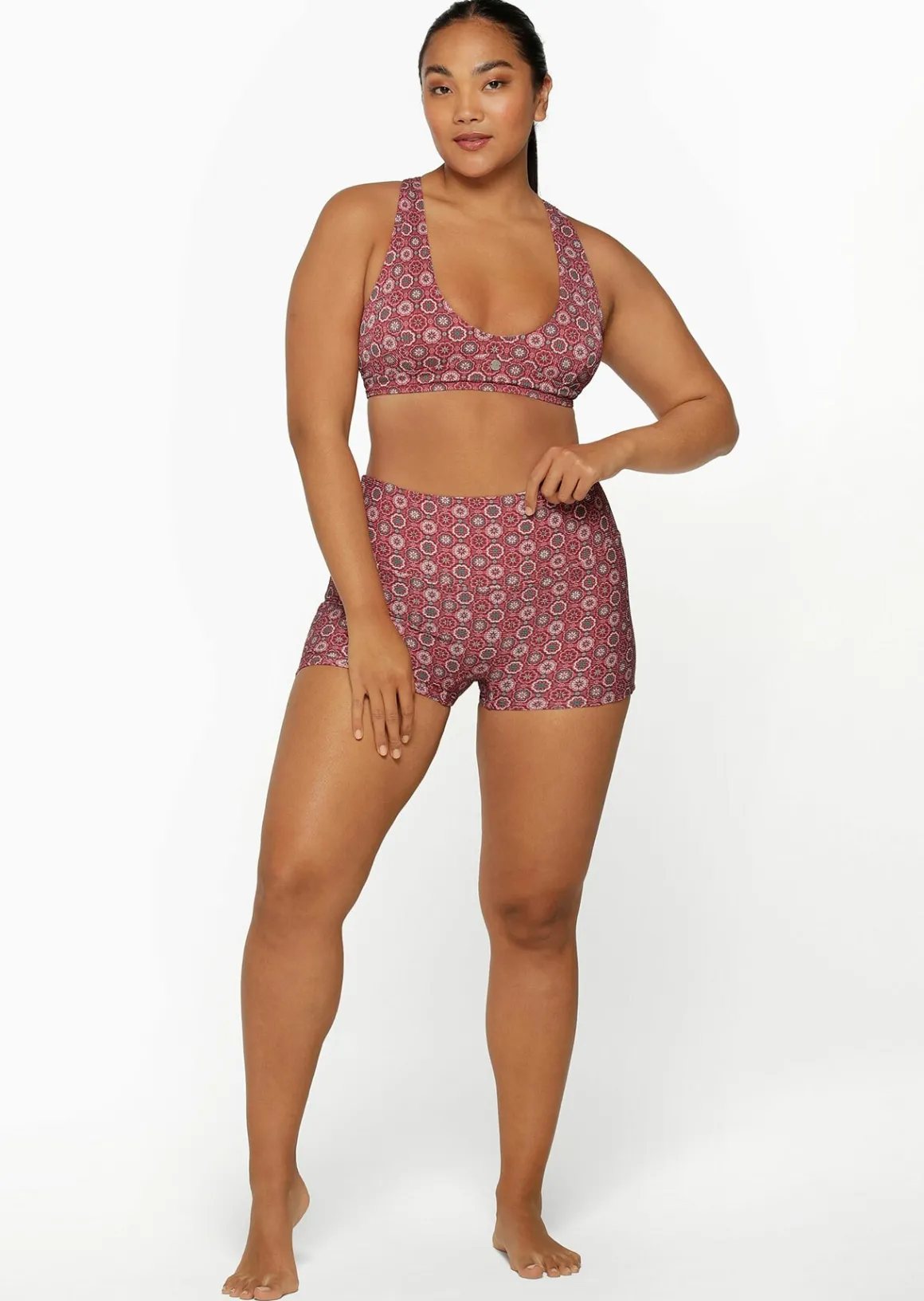 Lorna Jane Moroccan Isle Recycled Swim Short MoroccanTilePrint Online