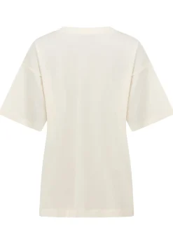 Lorna Jane Motif Print T-Shirt Cream Sale