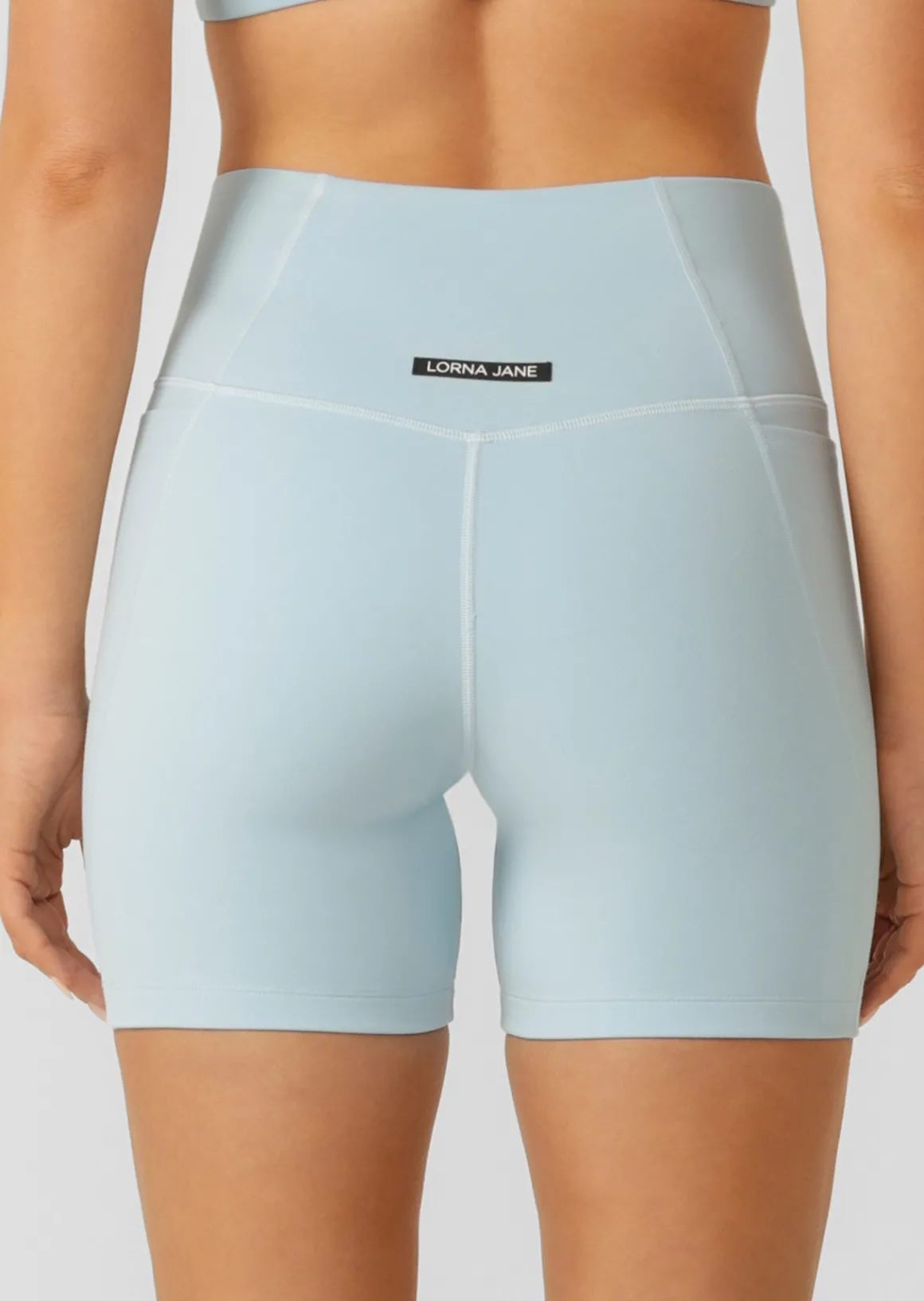 Lorna Jane Move 14cm Booty Bike Shorts IslandBlue Outlet