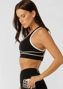 Lorna Jane Move Swift Sports Bra Black Hot