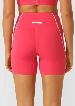 Lorna Jane Night Runner 16cm Bike Short NeonRaspberry Clearance