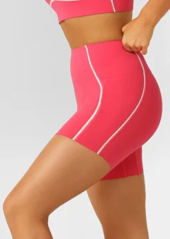 Lorna Jane Night Runner 16cm Bike Short NeonRaspberry Clearance