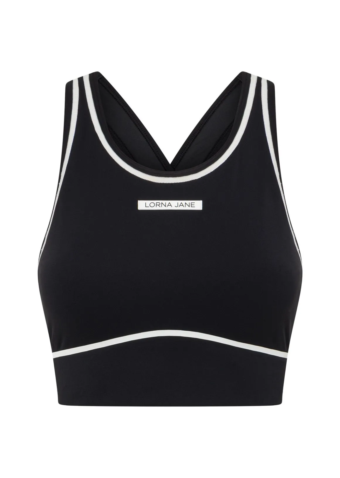 Lorna Jane Night Runner Sports Bra Black New