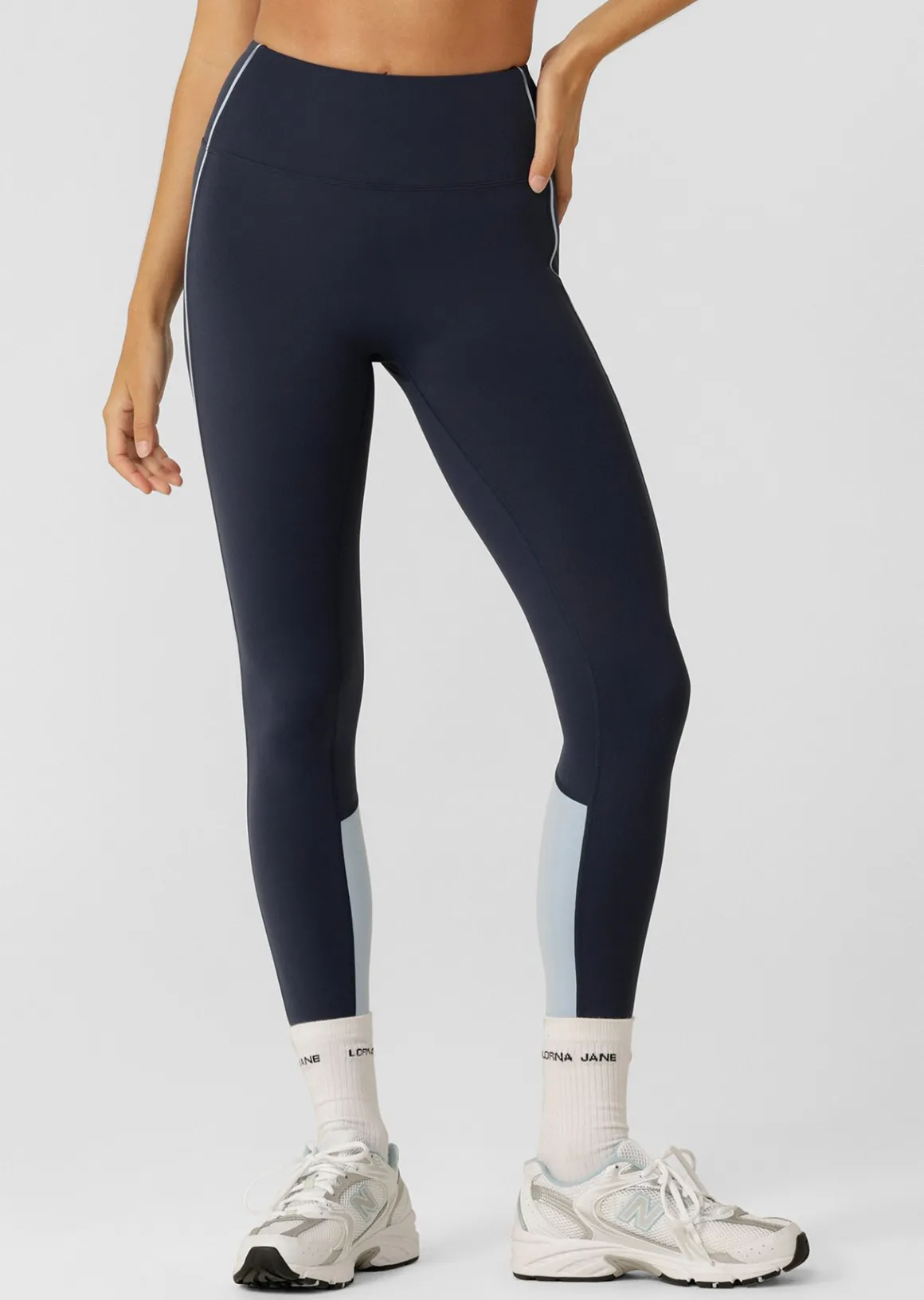 Lorna Jane Oasis Ankle Biter Leggings ImperialBlue Sale