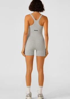 Lorna Jane Off Duty Bodysuit GreyMarl Sale