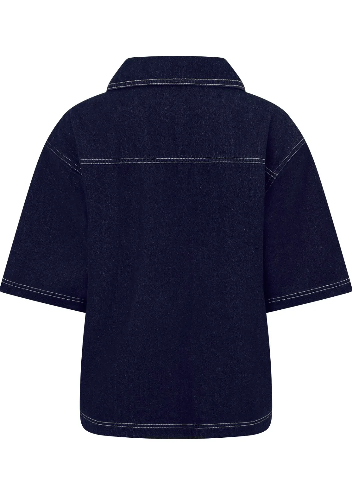 Lorna Jane Off Duty Denim Overshirt FrenchNavy Sale