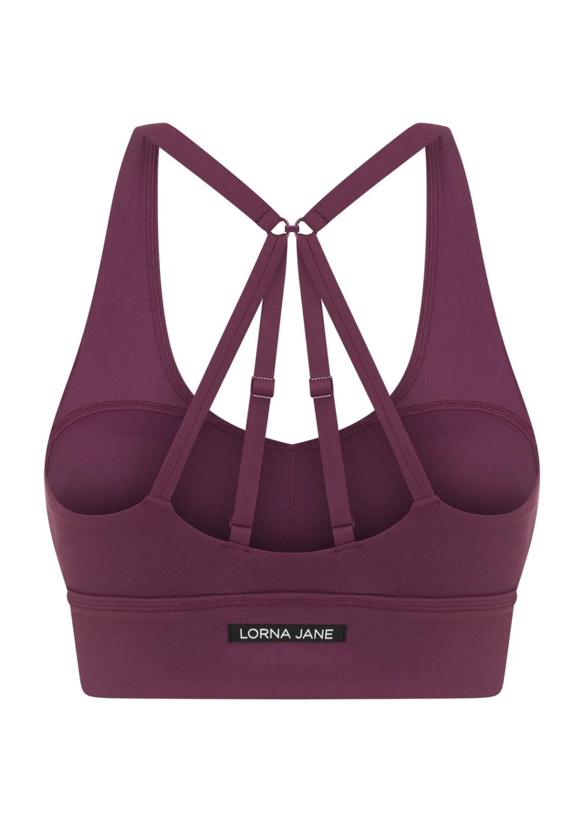 Lorna Jane Off Duty Longline Sports Bra Mulberry