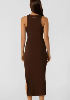 Lorna Jane On The Move Maxi Dress Espresso Hot