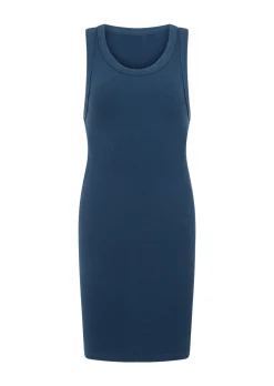 Lorna Jane On The Move Rib Tank Dress AcademyBlue