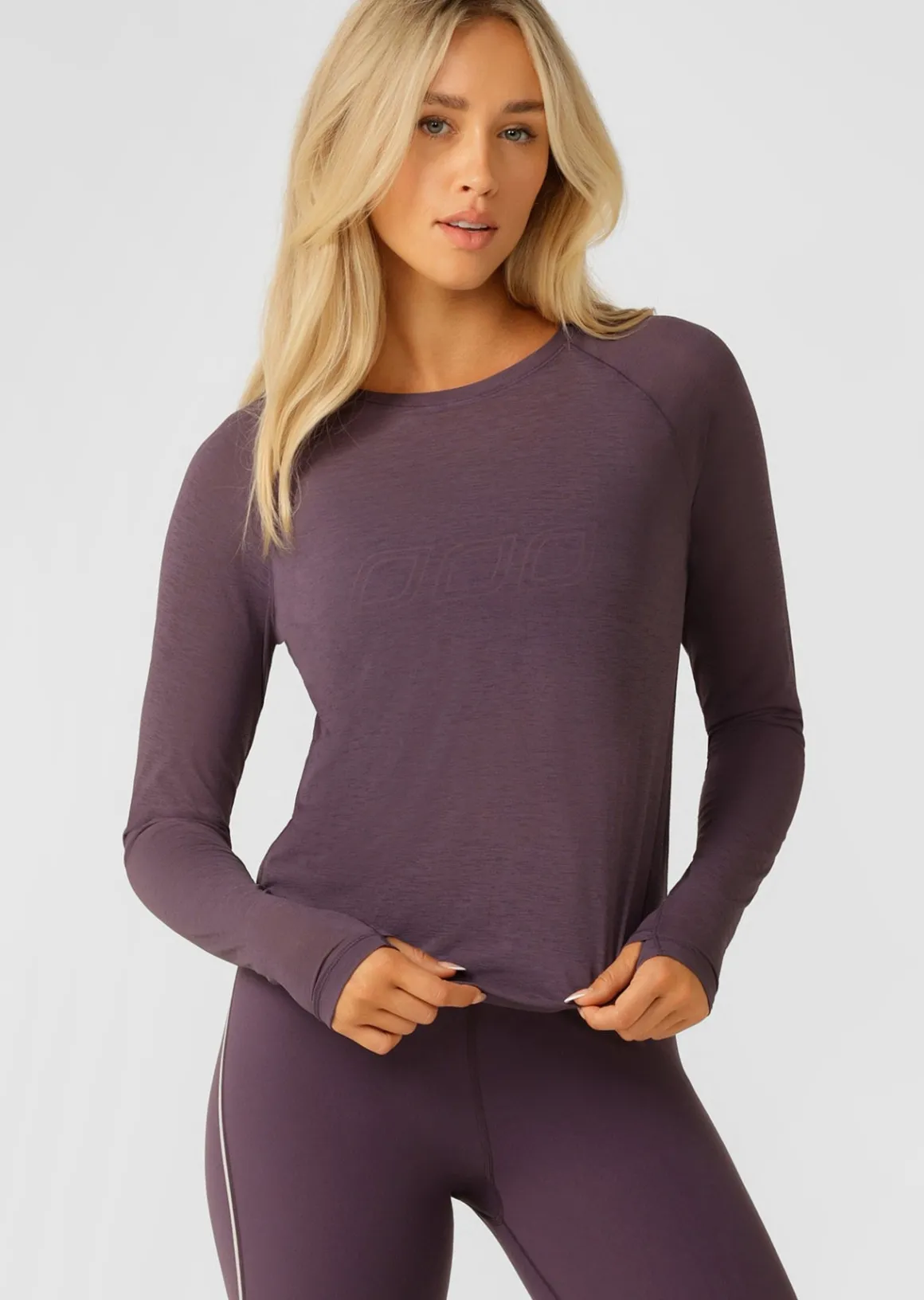 Lorna Jane On The Run Long Sleeve Top MidnightPlum Online