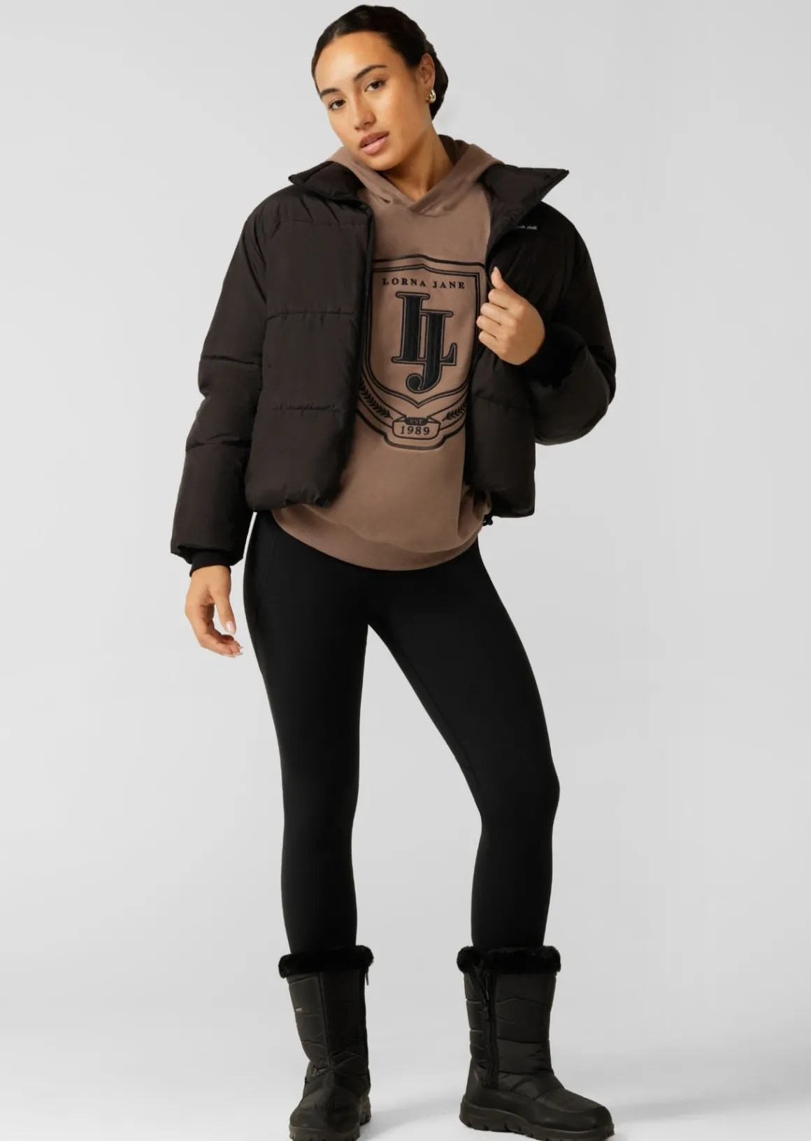 Lorna Jane Oversized Hoodie Cedar Best