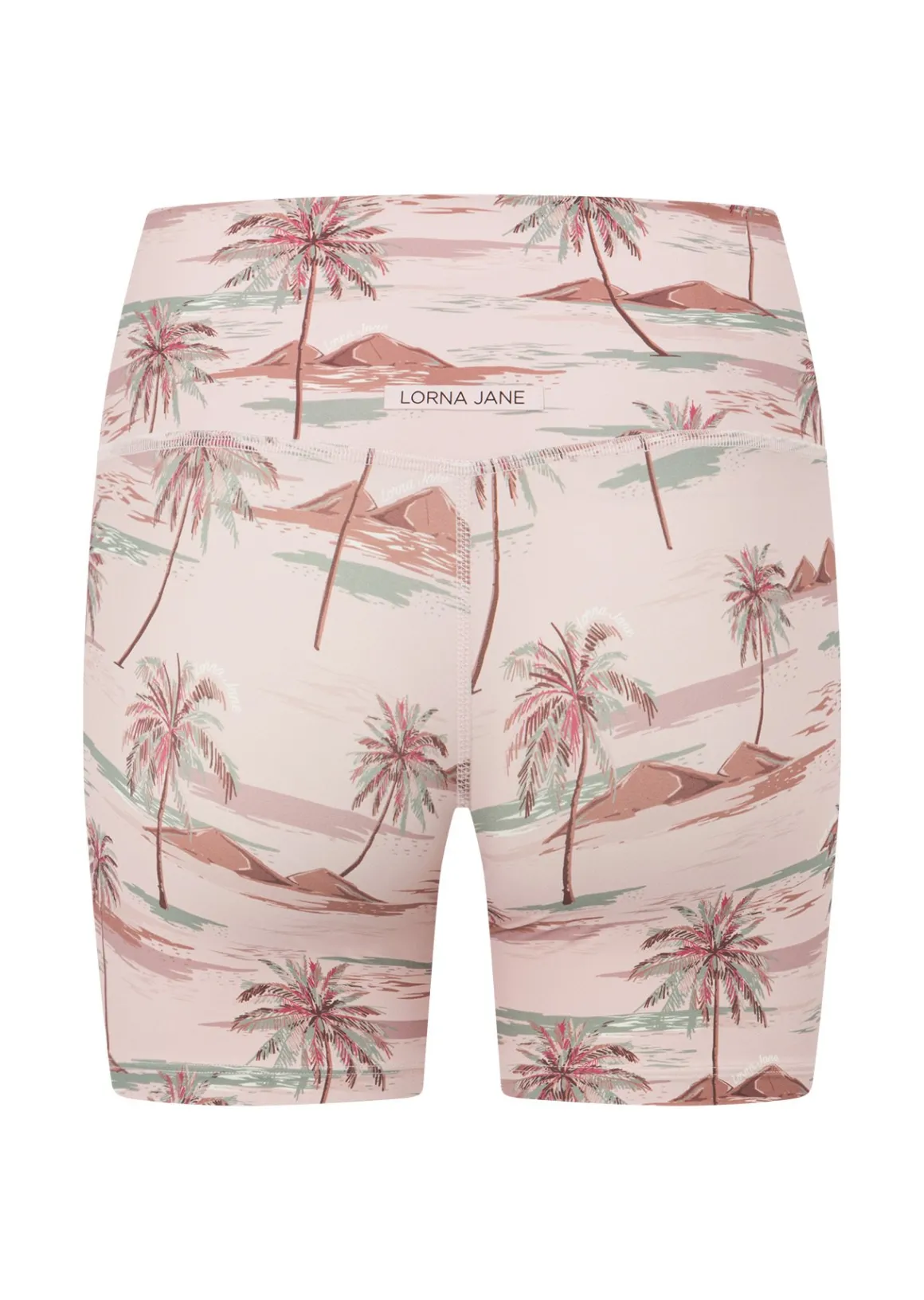 Lorna Jane Paradise Palm 12cm Bike Shorts ParadisePalmPrint New