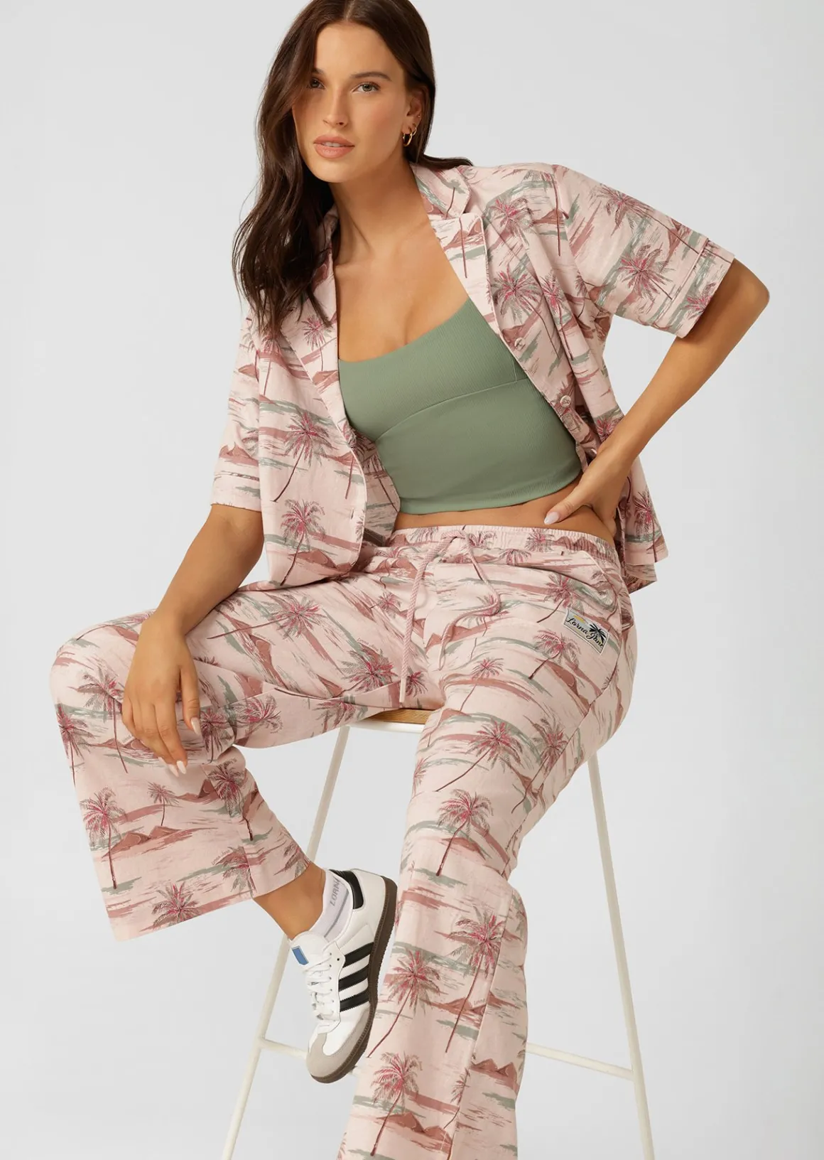 Lorna Jane Paradise Palm Weekend Pants ParadisePalmPrint Sale