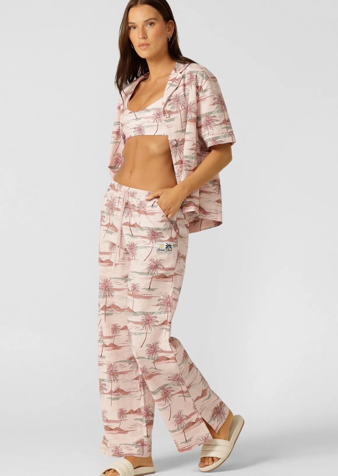 Lorna Jane Paradise Palm Weekend Pants ParadisePalmPrint Sale