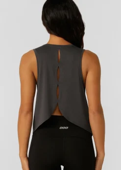 Lorna Jane Perform Active Tencel Tank Titanium Discount
