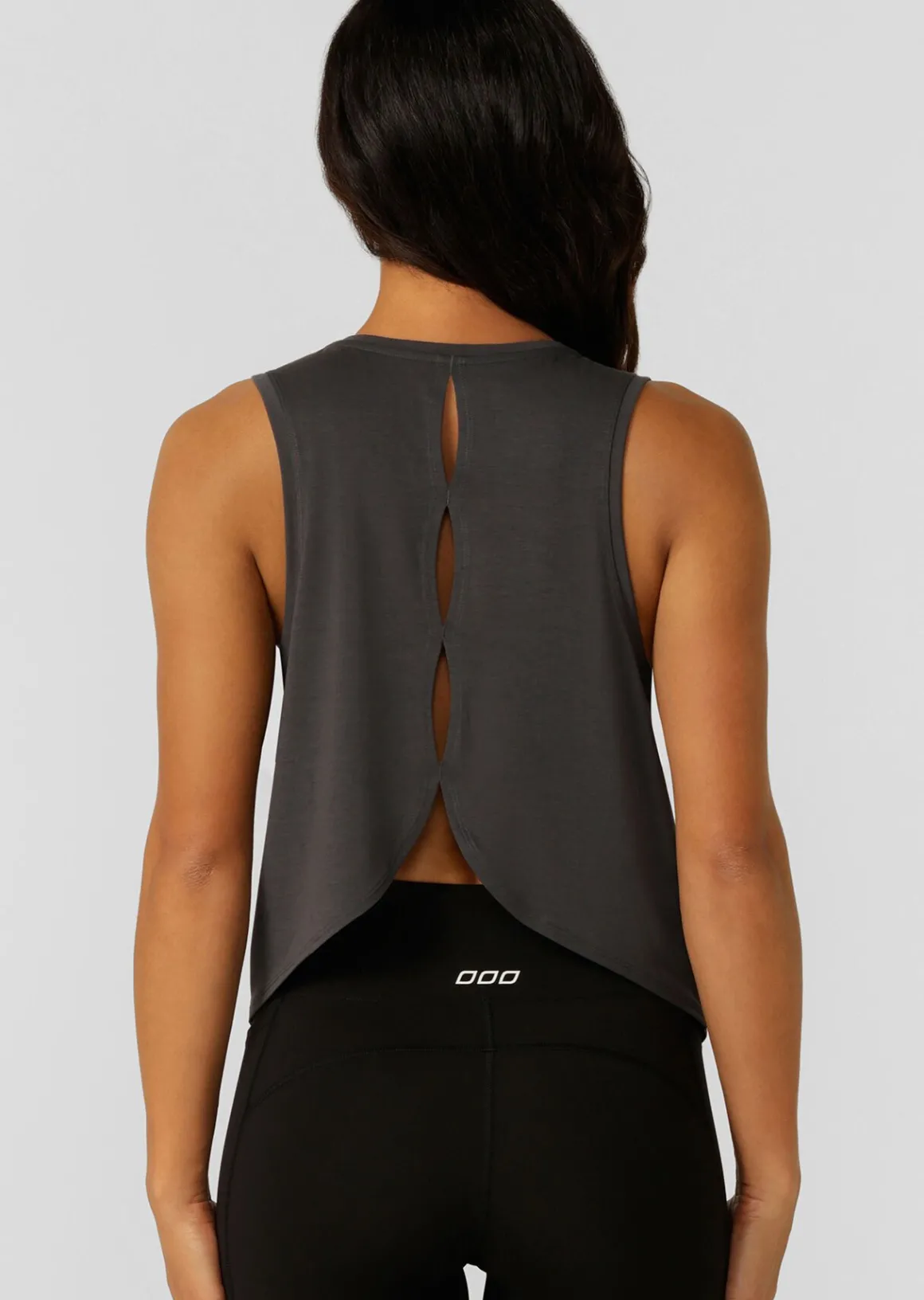Lorna Jane Perform Active Tencel Tank Titanium Discount
