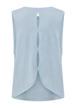 Lorna Jane Perform Active Tencel Tank LightGlacierBlue Hot