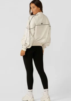 Lorna Jane Pipe Dream Satin Bomber Cream