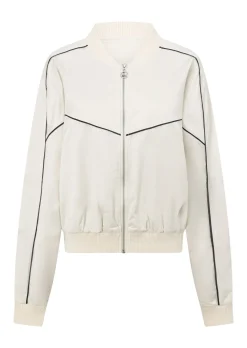 Lorna Jane Pipe Dream Satin Bomber Cream