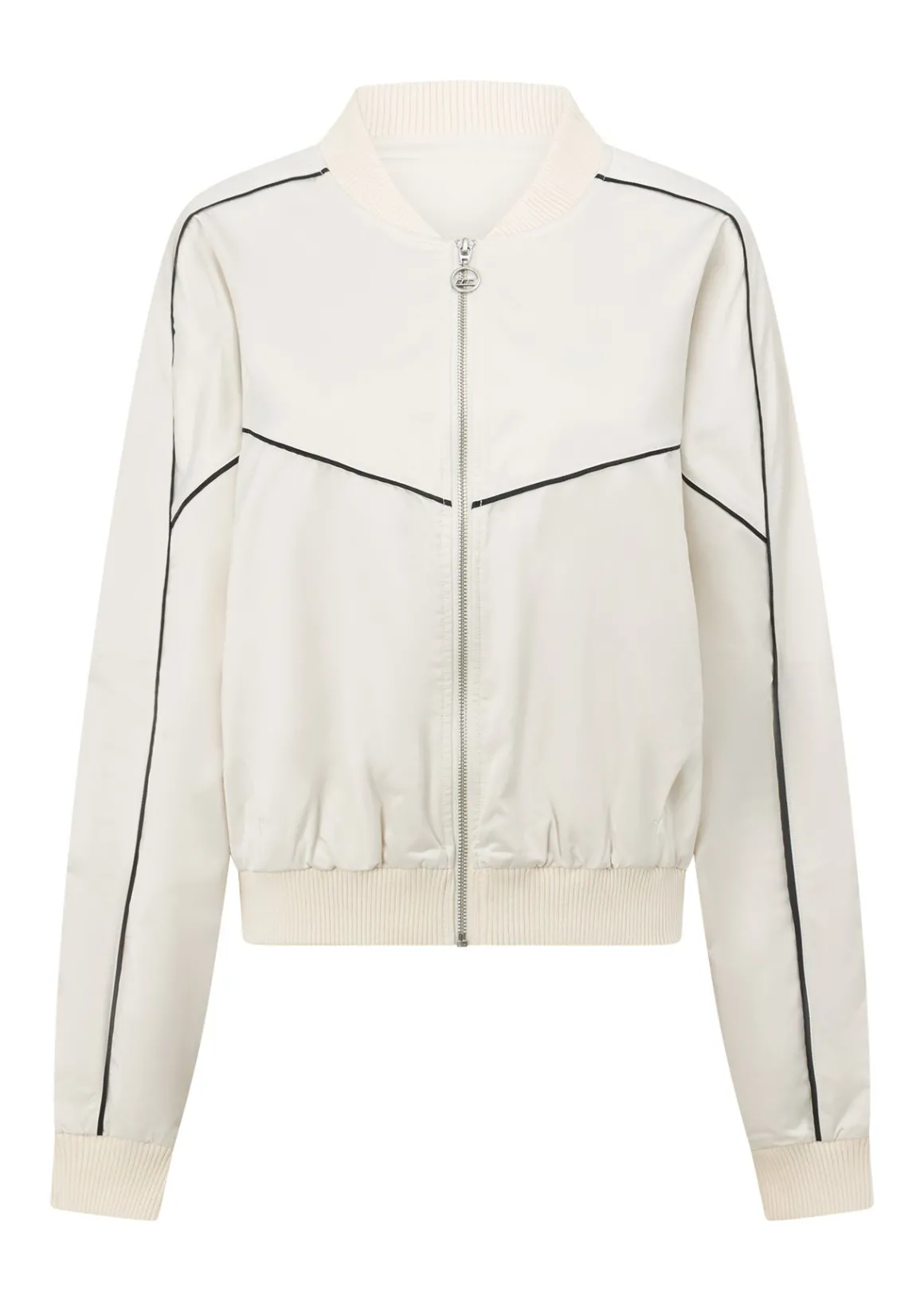 Lorna Jane Pipe Dream Satin Bomber Cream