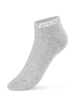 Lorna Jane 3PK Iconic Socks White&PinkSand&GreyMarl Sale