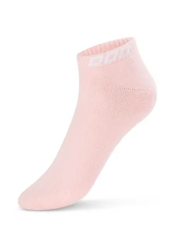 Lorna Jane 3PK Iconic Socks White&PinkSand&GreyMarl Sale