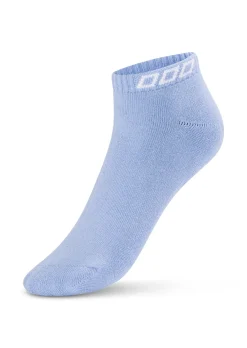 Lorna Jane 3PK Iconic Socks Black&LtMoontide&White Sale